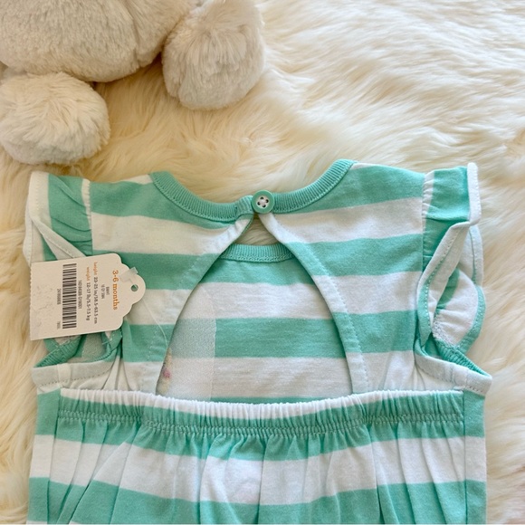 NWT - Gymboree Baby Girl- Set of 2 Onesies - Pink/Green - SZ3-6 months - Picture 8 of 10
